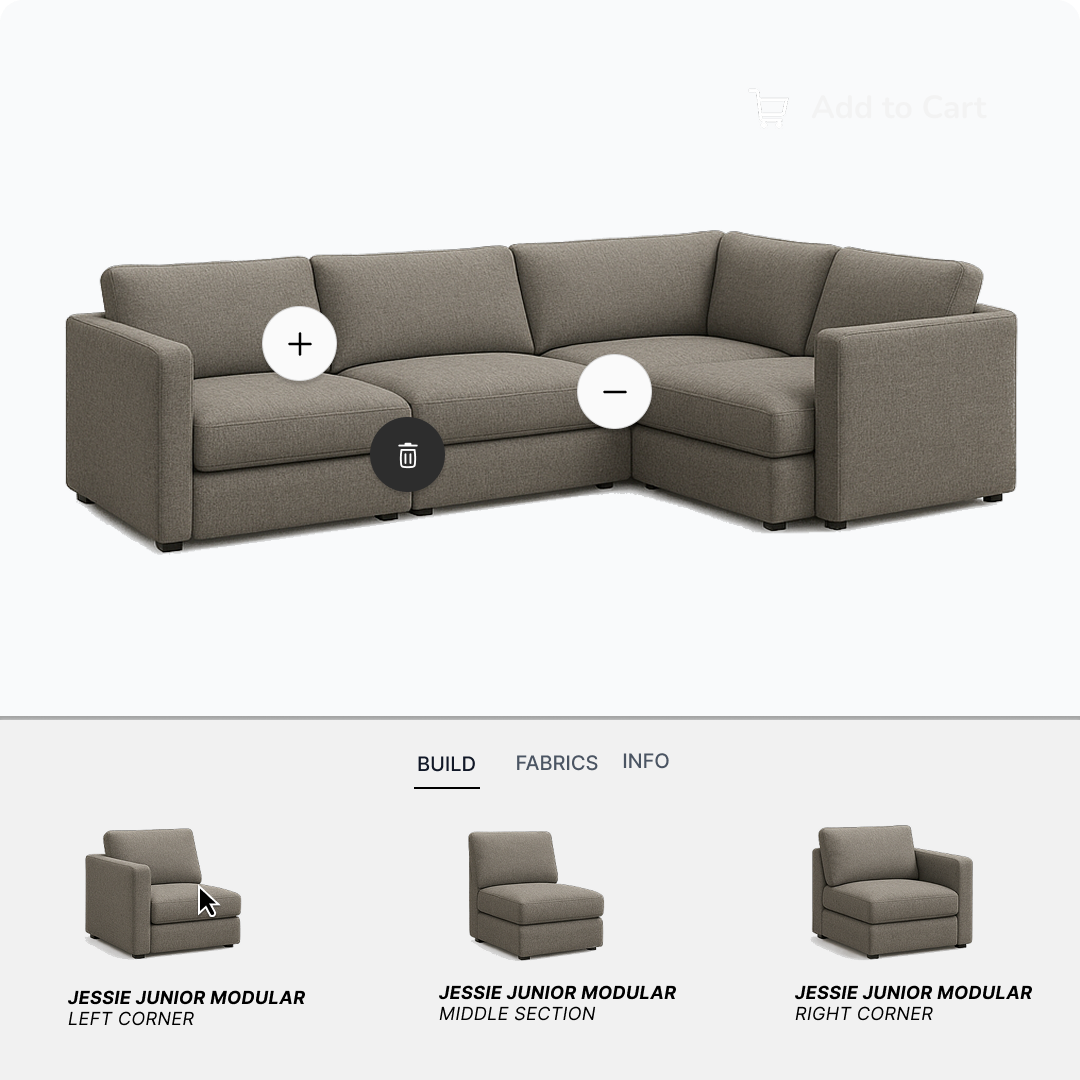 3D Modular Configurator ! 3D Modular Sofa Configurator